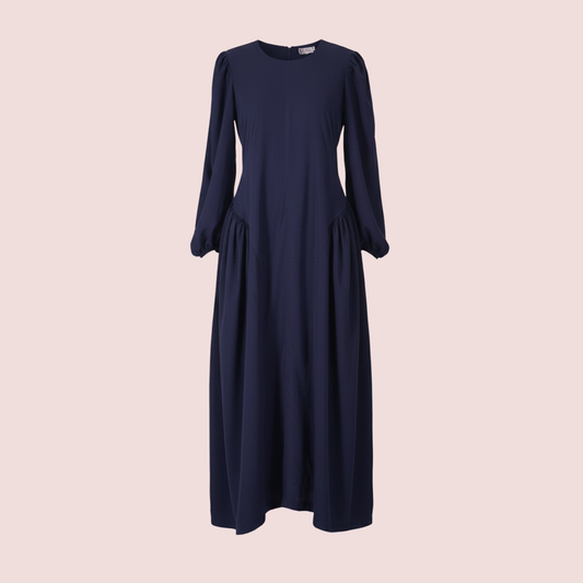 Navy Tie Dress