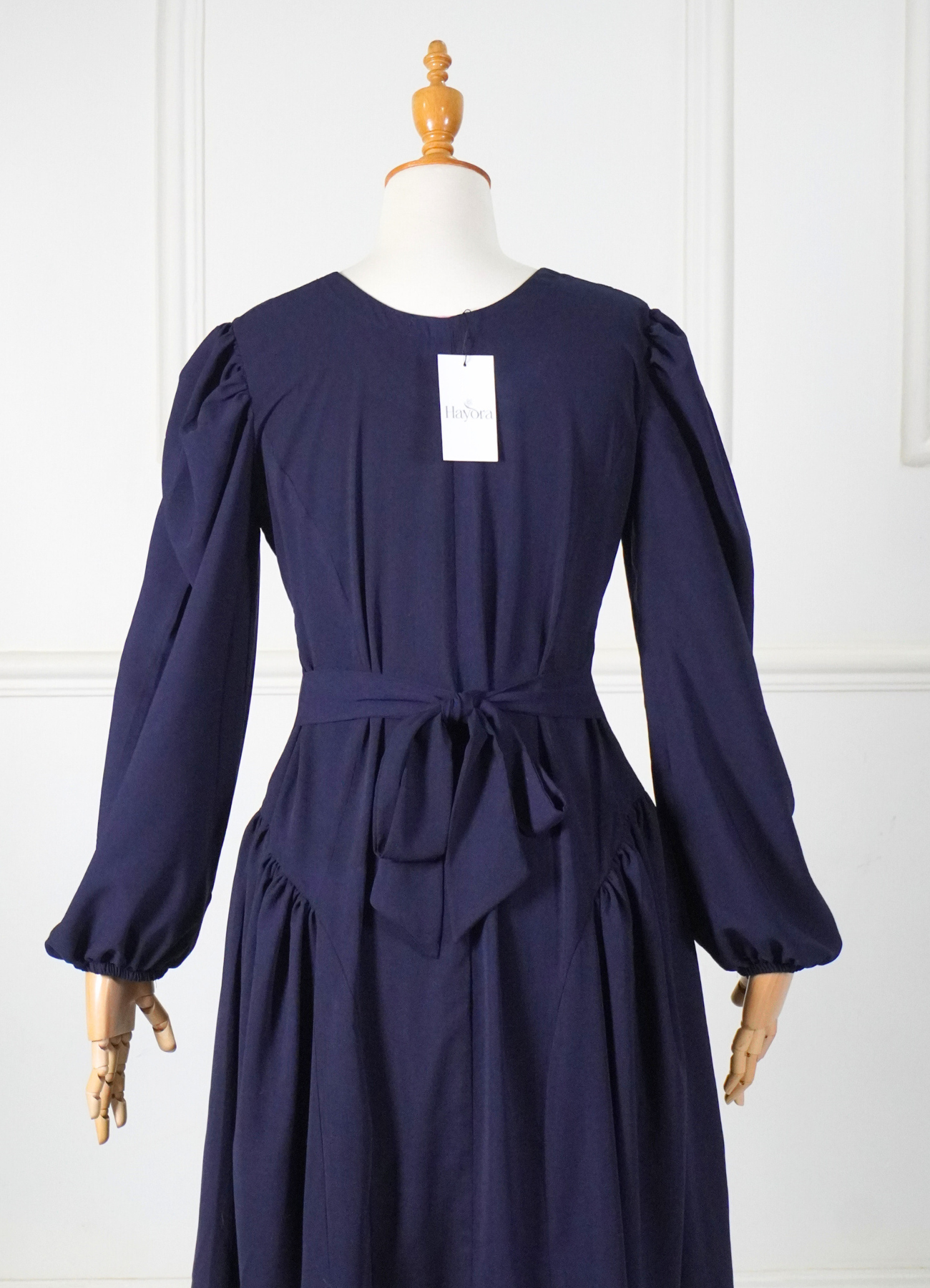 Navy Tie Dress