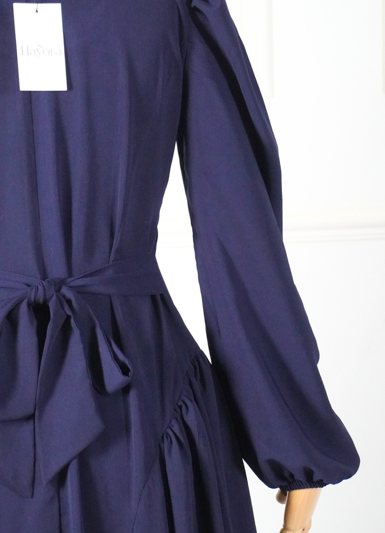 Navy Tie Dress