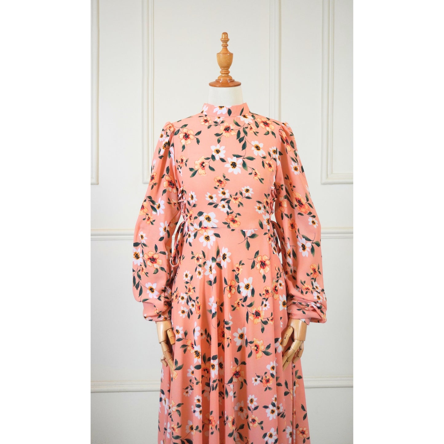 Peach Regqancy maxi