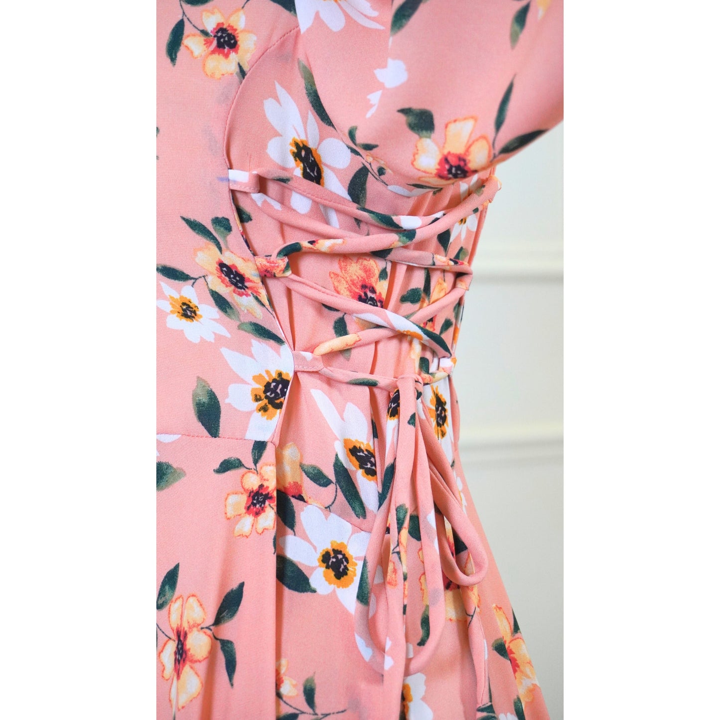 Peach Regqancy maxi